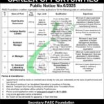 PAEC Foundation Jobs 2025 Application Form Download Online paec foundation jobs