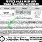 Punjab Healthcare Commission PHC Jobs 2026 Career Opportunities PHC Jobs Ad