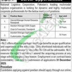 Apply in National Logistic Corporation Jobs 2025 Latest Advertisement www.nlc.com.pk