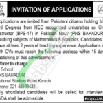 Pak Navy Civilian Instructor Jobs 2026 Latest Vacancies Advertisement Pak Navy Civilian Instructor Jobs Ad