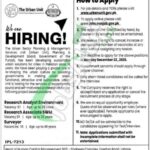 Apply Online Urban Unit Jobs 2025 Latest Advertisement Urban Unit Jobs