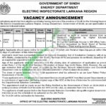 Energy Department Sindh Jobs Ad