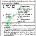 PNS Hafeez Hospital Jobs 2026 For Male & Female Latest Advertisement PNS Hafeez Hospital Jobs