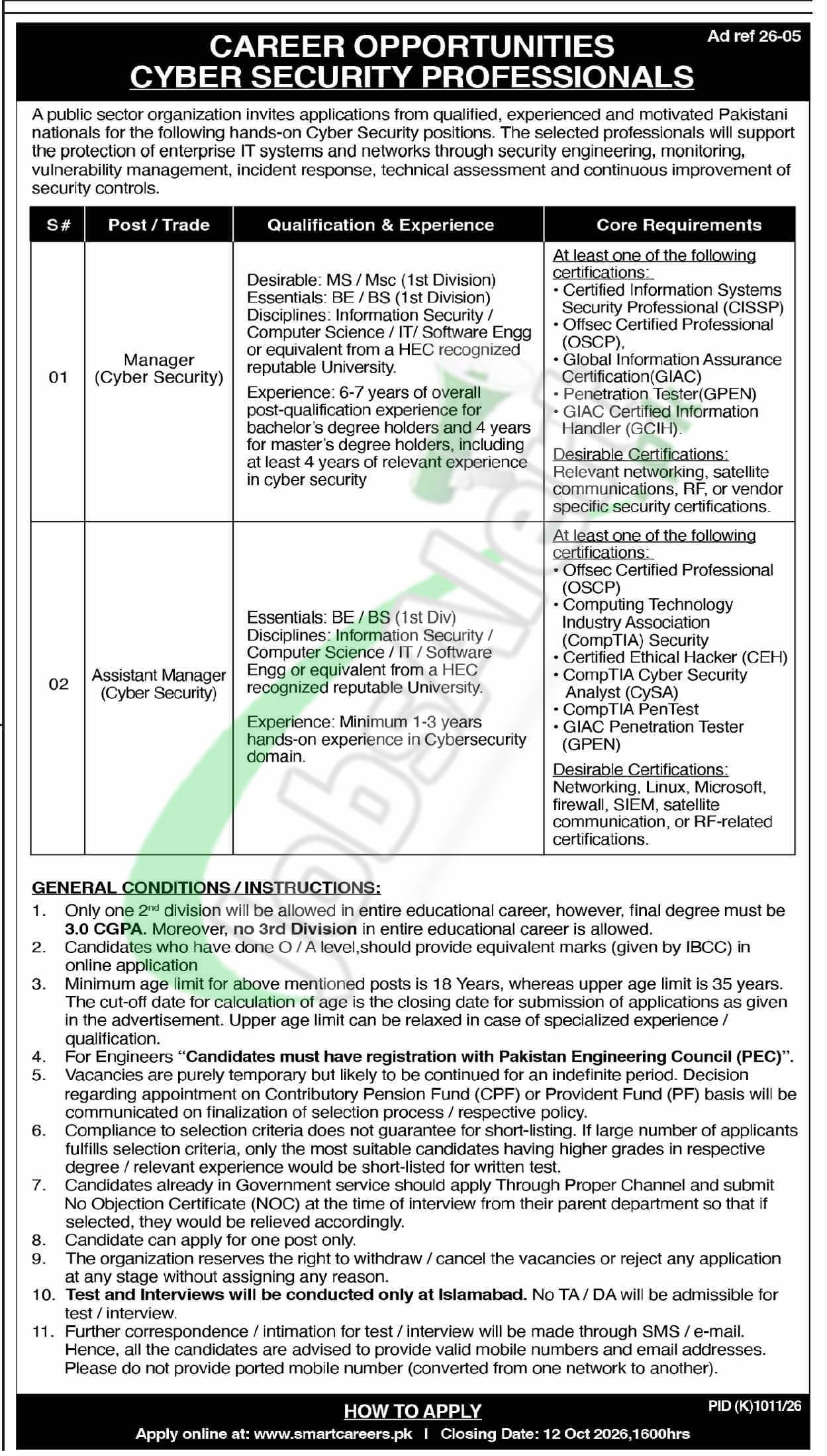 smartcareers.pk Jobs