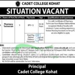 Cadet College Kohat Jobs 2026 Latest Career Opportunities Cadet College Kohat Jobs