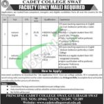 Cadet College Swat Jobs 2026 Teaching Staff Latest Cadet College Swat Jobs