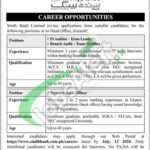 Sindh Bank Jobs 2026 Apply Online www.sindhbank.com.pk Sindh Bank Jobs