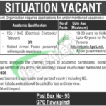PO Box 95 GPO Rawalpindi Jobs