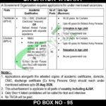 Government Organization Lineman Jobs 2026 in PO Box 95 GPO Rawalpindi PO Box 95 GPO Rawalpindi Jobs