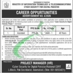 Ministry of Information Technology Jobs 2026 Application Form Download Ministry of IT and Telecom Jobs