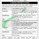 Sindh Bank Limited Jobs