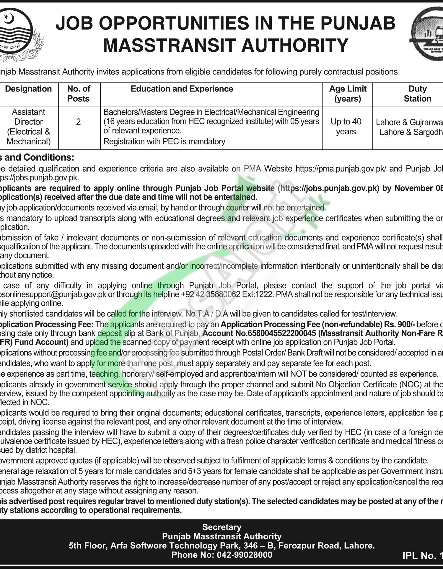 Development of Masstransit Systems Jobs