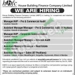 House Building Finance Company Limited Jobs