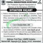 Wafaqi Mohtasib Ombudsman Secretariat Jobs